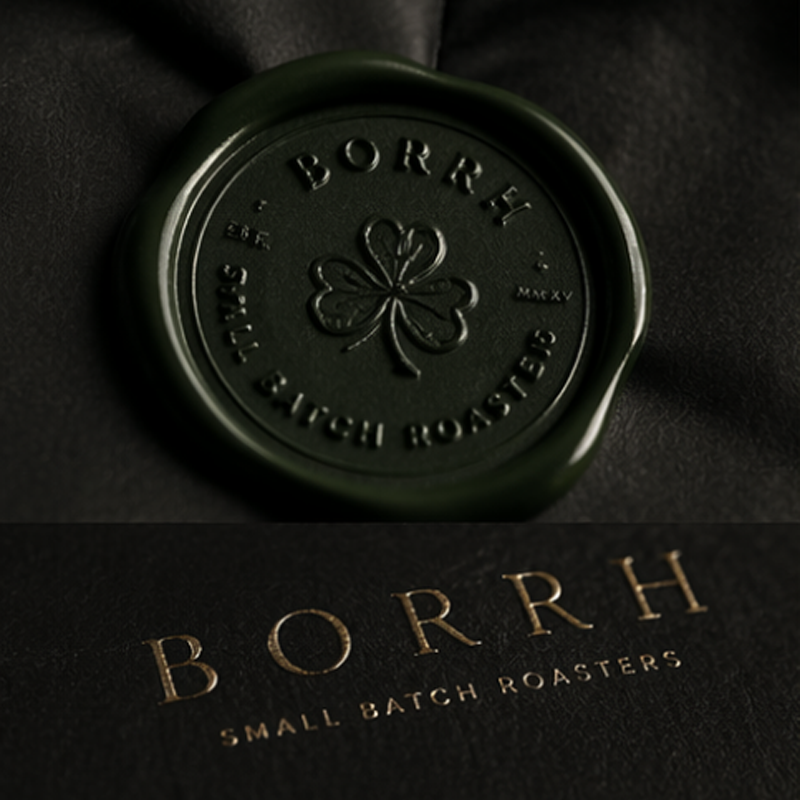Borrh wax seal — the mark of the roaster
